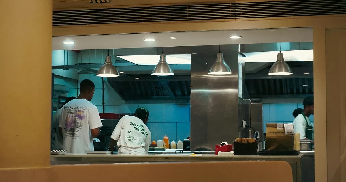 Commercial kitchen team preparing for a British Columbia restaurant shift